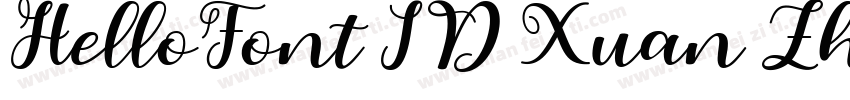 HelloFont ID Xuan Zh字体转换